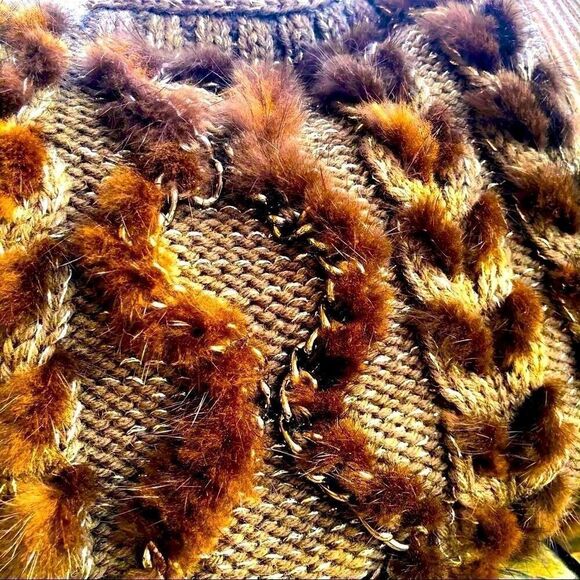 NEW SALVATORE FERRAGAMO BALENA MINK LEATHER HOBO HANDBAG - Picture 5 of 16